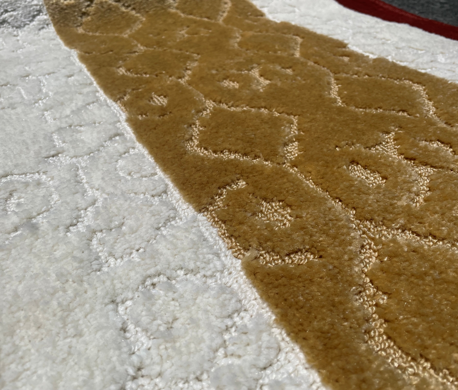 ALFOMBRA MROTTO ANTIDESLIZANTE CONTEMPORÁNEA MODERNA ALFODIA PASILLO CAFE GOMA SIN OVERLOCK 67CMX5M - 2