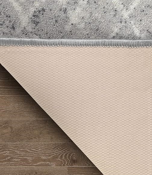 ALFOMBRA MROTTO ANTIDESLIZANTE CONTEMPORÁNEA MODERNA ALFODIA PASILLO GRIS GOMA SIN OVERLOCK 70CMX5M - 4