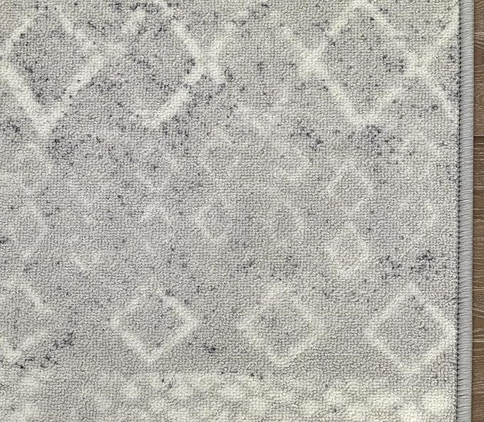 ALFOMBRA MROTTO ANTIDESLIZANTE CONTEMPORÁNEA MODERNA ALFODIA PASILLO GRIS GOMA SIN OVERLOCK 70CMX5M - 5