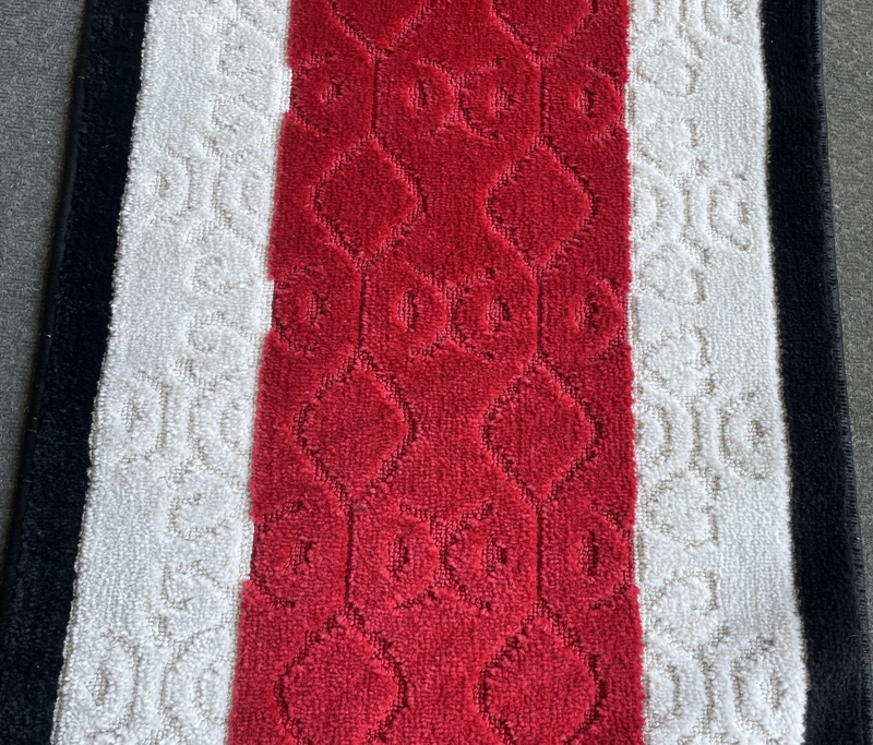 ALFOMBRA MROTTO ANTIDESLIZANTE CONTEMPORÁNEA MODERNA ALFODIA PASILLO ROJO GOMA SIN OVERLOCK 67CMX10M - 3