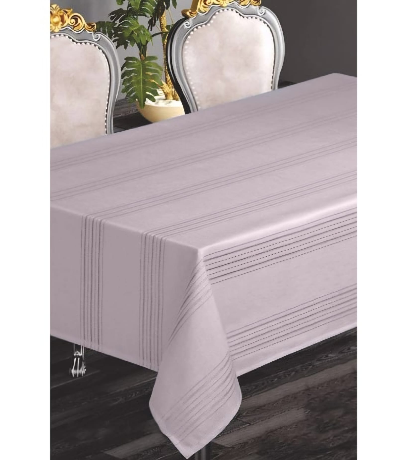 MANTEL ANTIMANCHAS ROSADO TEXTILOTURCO 160X220 CM - 1