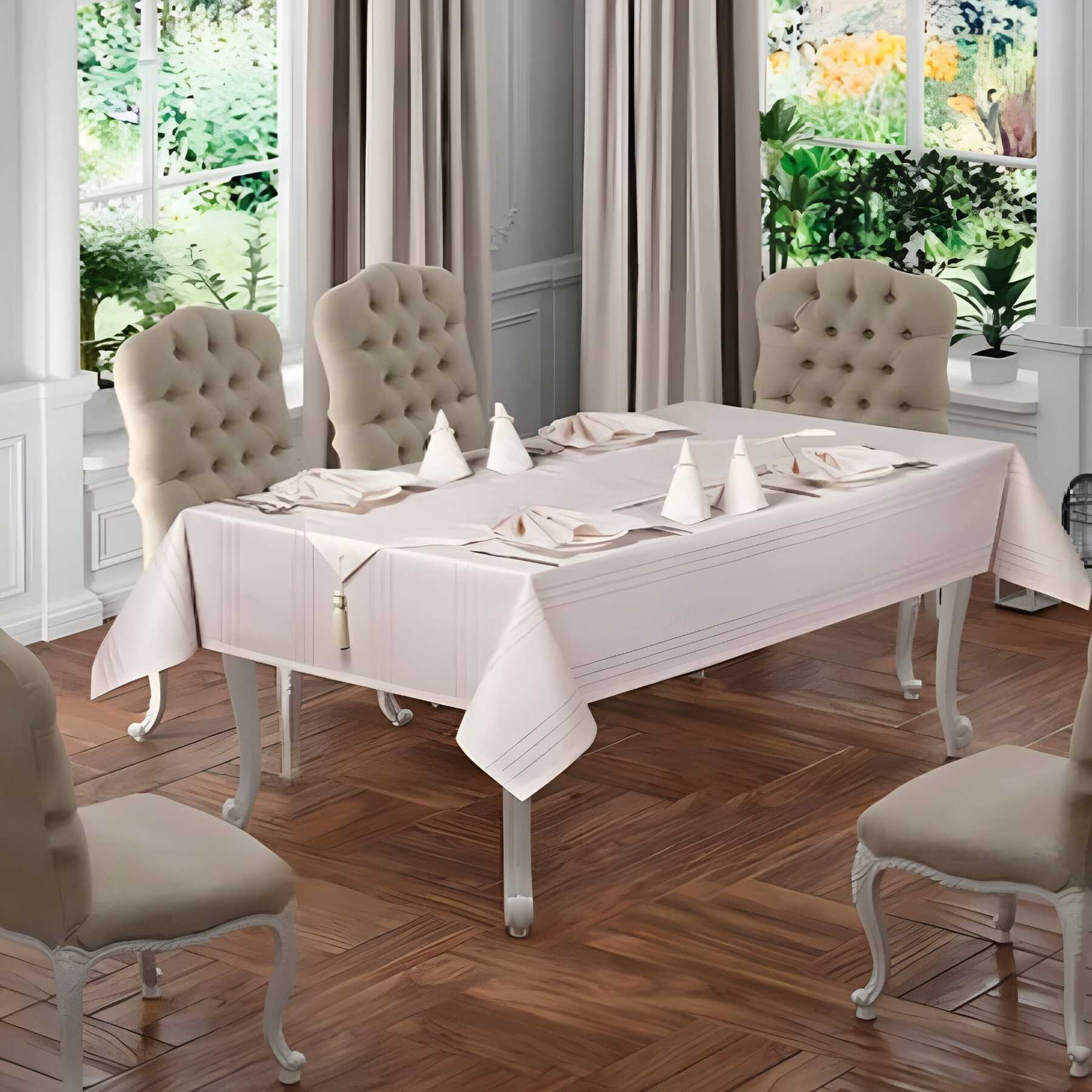 MANTEL ANTIMANCHAS ROSADO TEXTILOTURCO 160X220 CM - 2