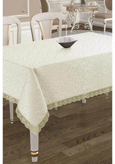 MANTEL ANTIMANCHAS BLANCO TEXTILOTURCO 160X220 CM - 1