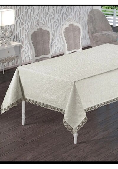 MANTEL ANTIMANCHAS BLANCO TEXTILOTURCO 160X220 CM - 3