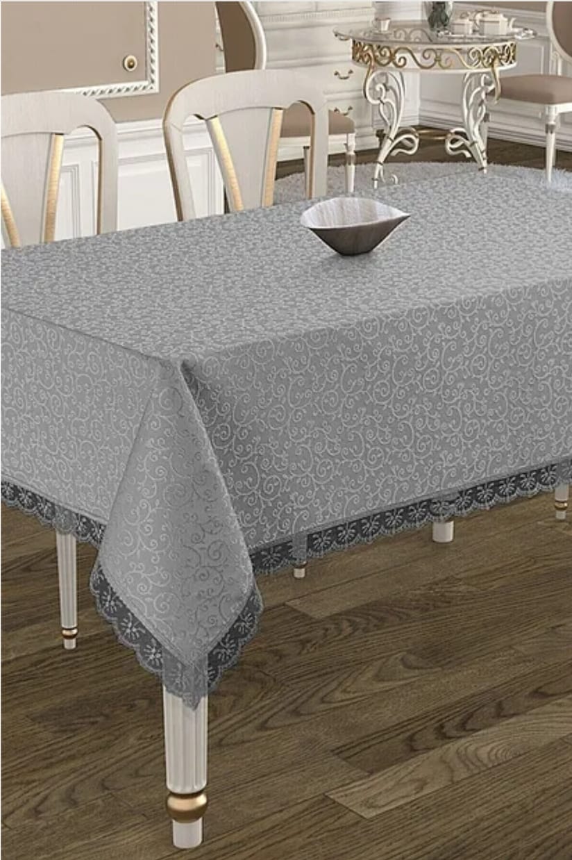 MANTEL ANTIMANCHAS GRIS TEXTILOTURCO 160X220 CM - 3
