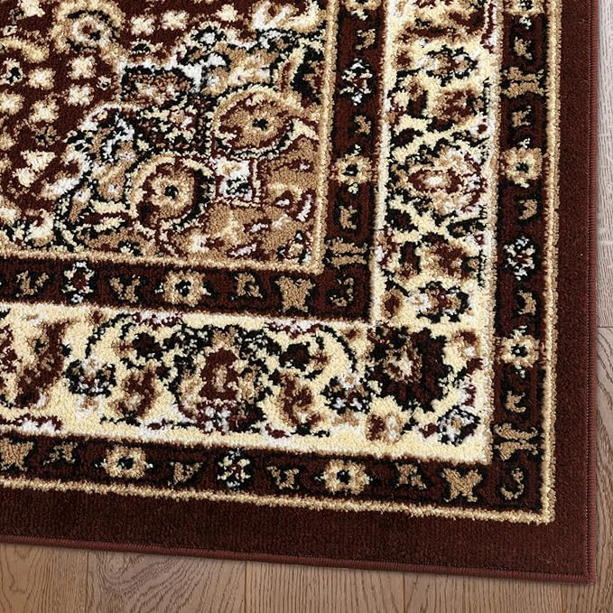 ALFOMBRA TURCA 160X230 CM ROJO CLASICO - 3