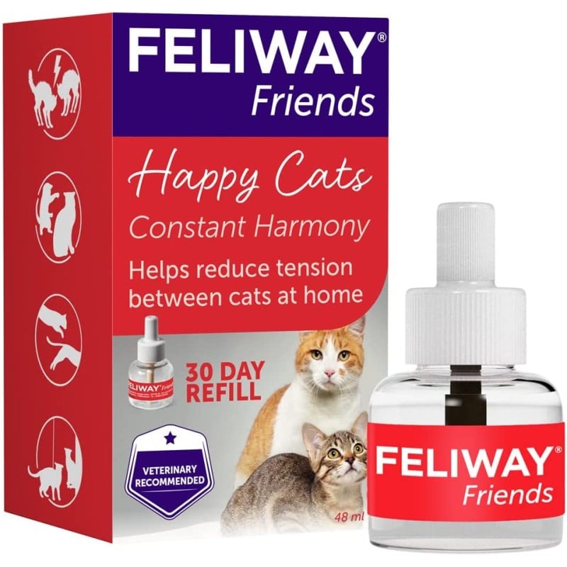 REPELENTE GATOS FRIENDS REPUESTO CALMANTE FELIWAY 48 ML - 1