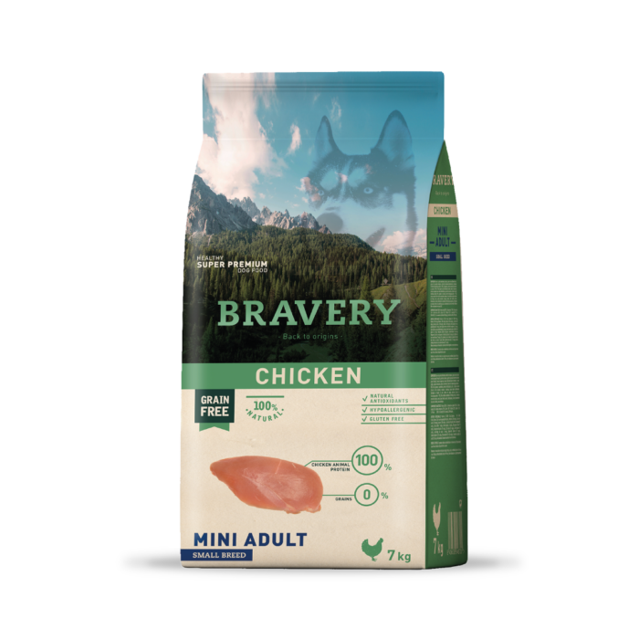 BRAVERY CHCKEN MINI ADULTO 7 KG PERRO - 1