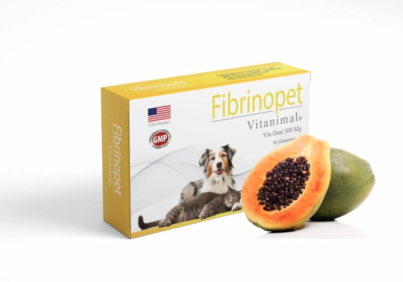 VITANIMAL FIBRINOPET PERROS&GATOS 300MG 10 COMPRIMIDOS - 1