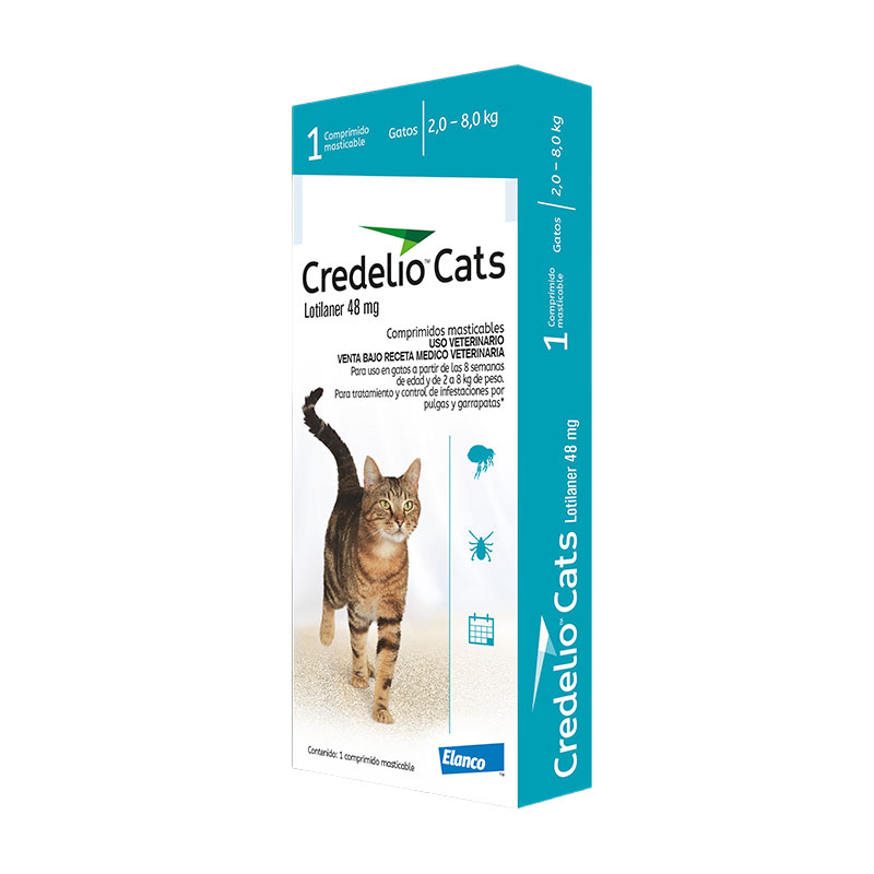 CREDELIO ANTIPULGAS GATOS 2-8 KG X 1 COMP - 1