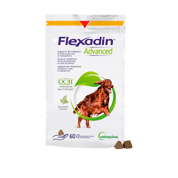 FLEXADIN ADVANCED ARTICULACIONES PERRO 60 COMPRIMIDOS - 1