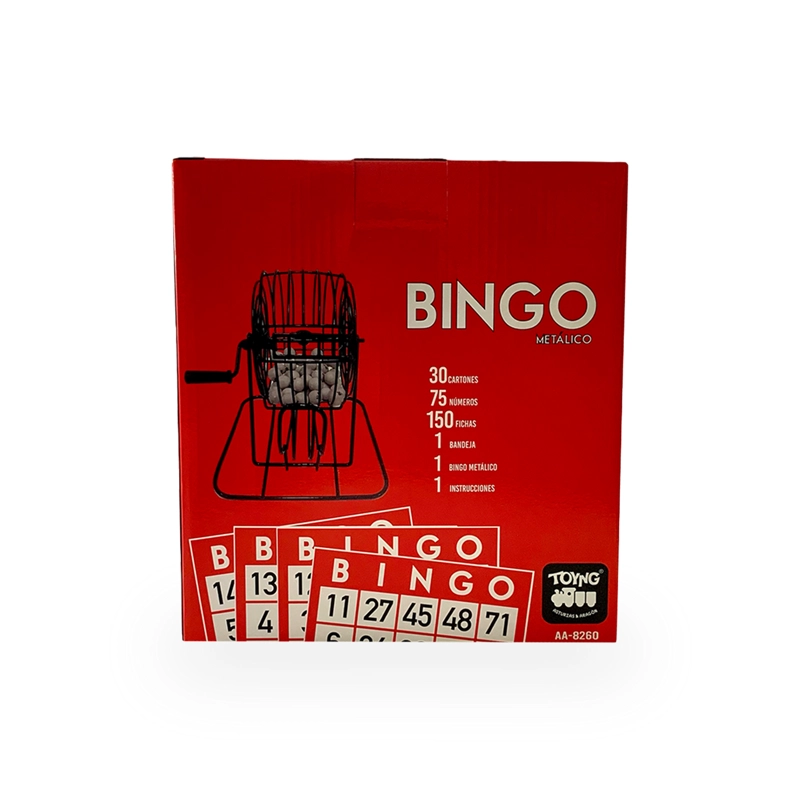 BINGO TOYNG AA-8260 METALICO 30 CARTONES - 8