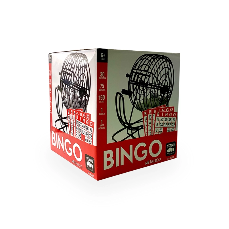 BINGO TOYNG AA-8260 METALICO 30 CARTONES - 9