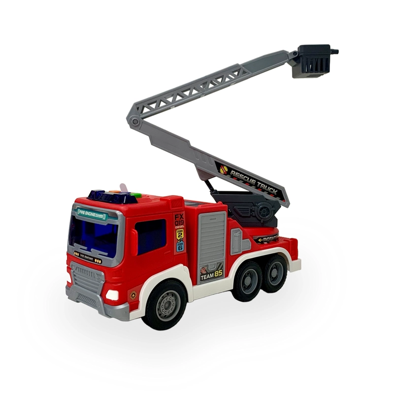JUGUETE CAMION BOMBEROS ESCALERA BLANCA - TOYNG - 6