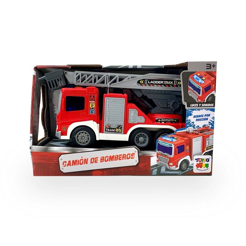 JUGUETE CAMION BOMBEROS ESCALERA GRIS - TOYNG - 1