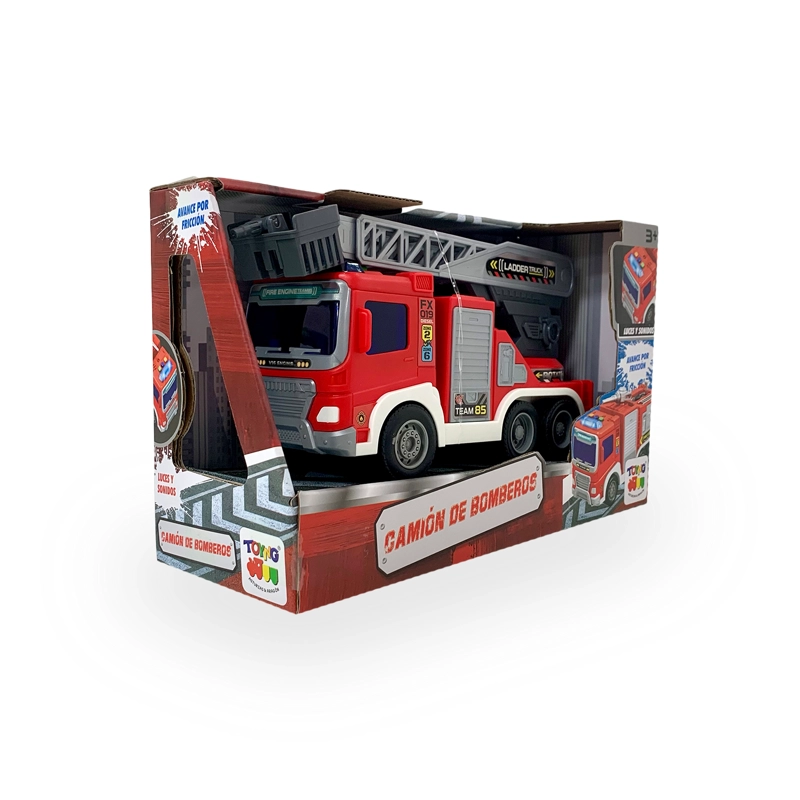 JUGUETE CAMION BOMBEROS ESCALERA GRIS - TOYNG - 2