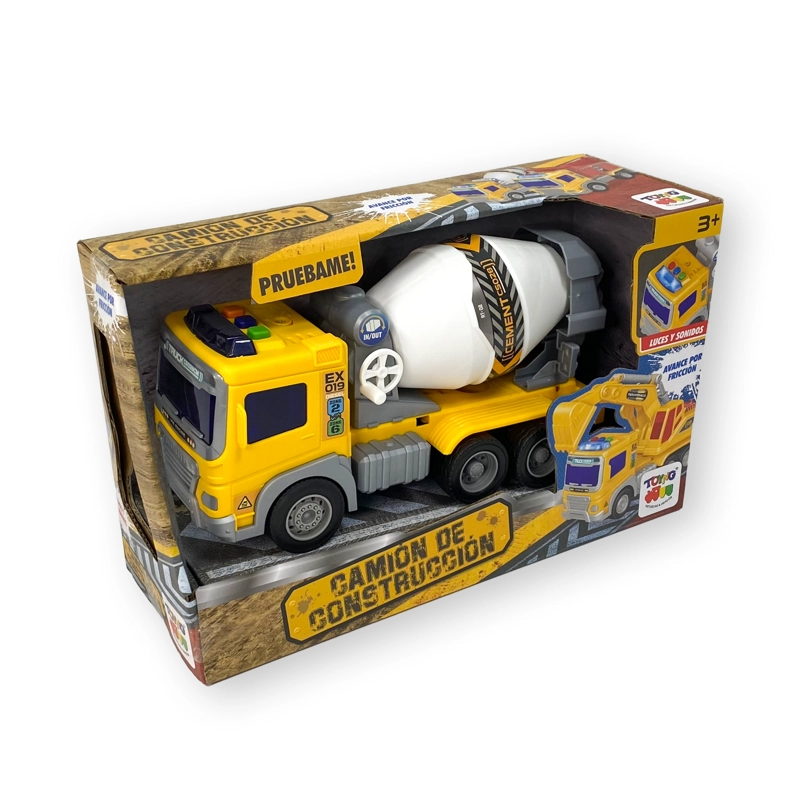 CAMION DE CONSTRUCCION MEZCLADOR CON LUCES Y SONIDOS - TOYNG - 1