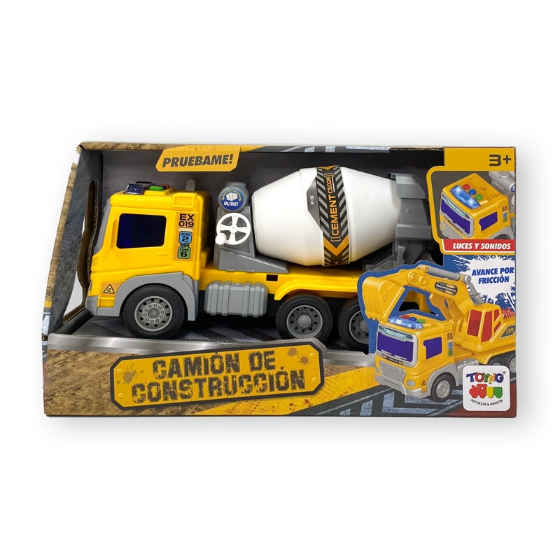 CAMION DE CONSTRUCCION MEZCLADOR CON LUCES Y SONIDOS - TOYNG - 2