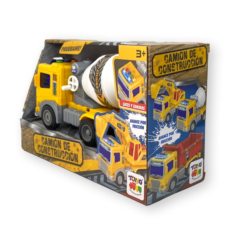 CAMION DE CONSTRUCCION MEZCLADOR CON LUCES Y SONIDOS - TOYNG - 3
