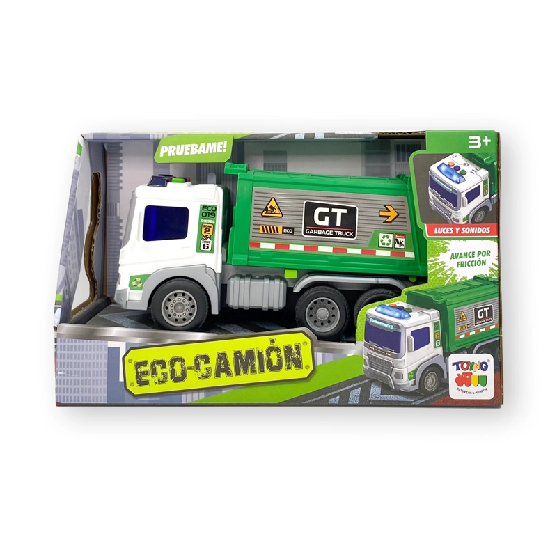 JUGUETE CAMION RECOLECTOR BASURA 1:16 LUCES SONIDOS - TOYNG - 2