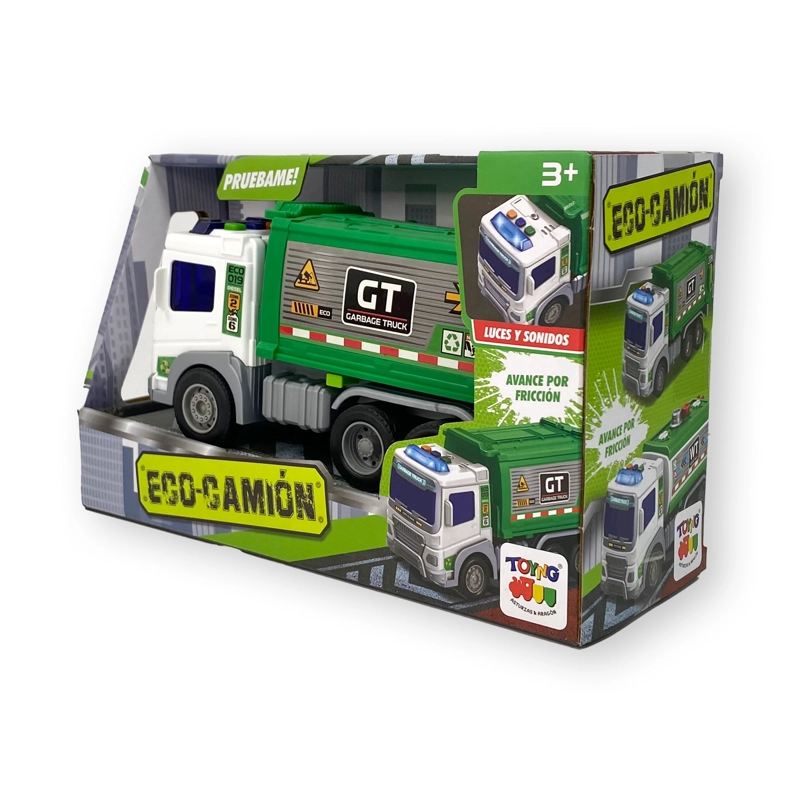 JUGUETE CAMION RECOLECTOR BASURA 1:16 LUCES SONIDOS - TOYNG - 4