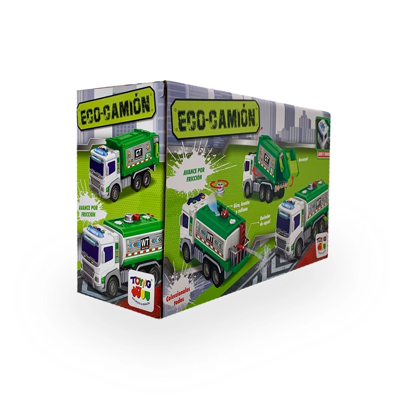 JUGUETE CAMION RECOLECTOR BASURA 1:16 LUCES SONIDOS - TOYNG - 7
