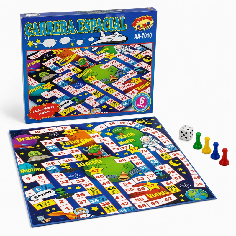 JUEGO DE MESA CARRERA ESPACIAL - TOYNG - 1
