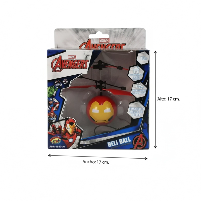 JUGUETE HELIBALL IRON MAN - MARVEL - 7