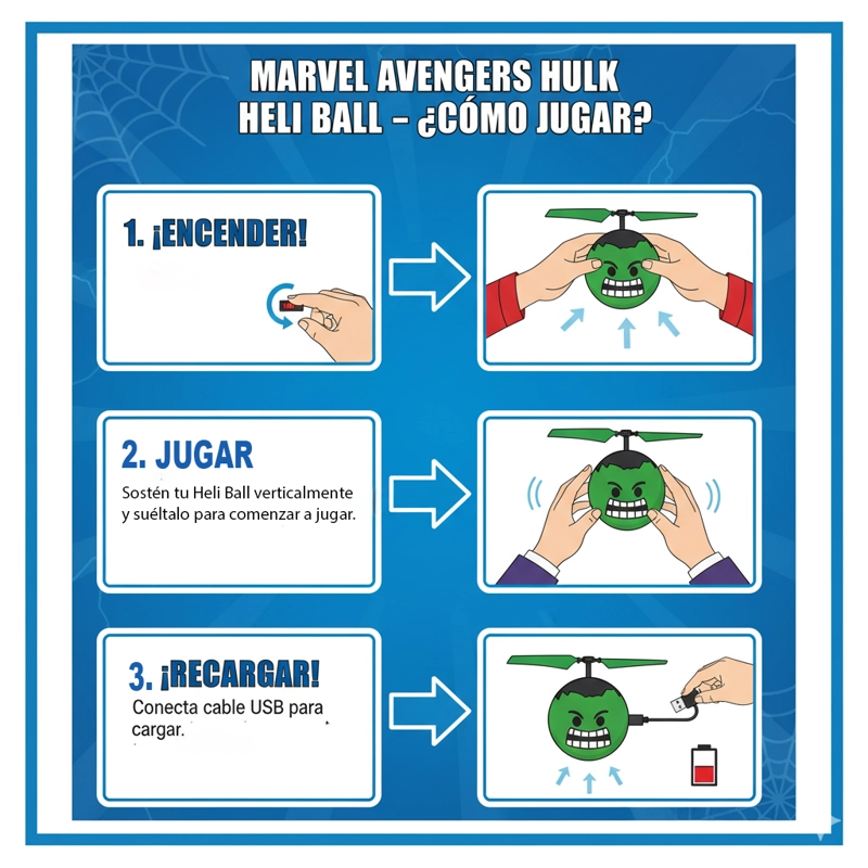HELIBALL HULK - MARVEL - 6