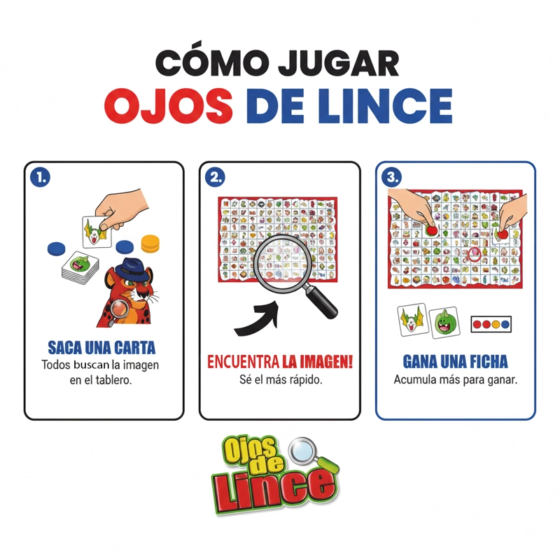 JUEGO DE MESA OJOS DE LINCE - TOYNG - 4