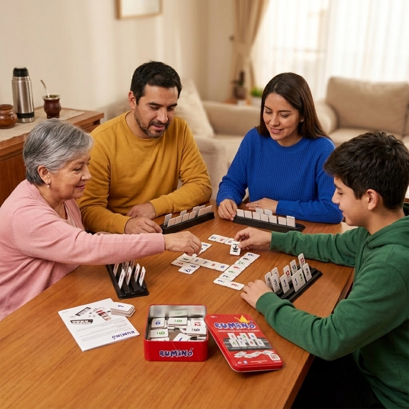 JUEGO DE MESA RUMINO RUMMY RUMMI CAJA METALICA - TOYNG - 2