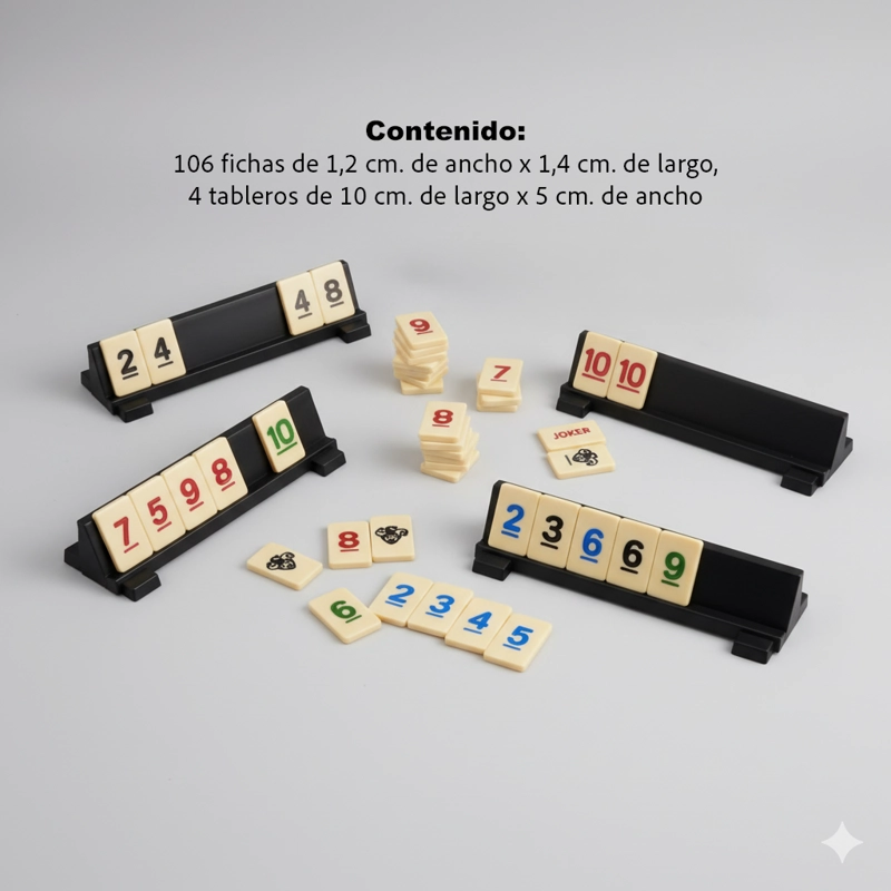 JUEGO DE MESA RUMINO PREMIUM RUMMY RUMMI - TOYNG - 3