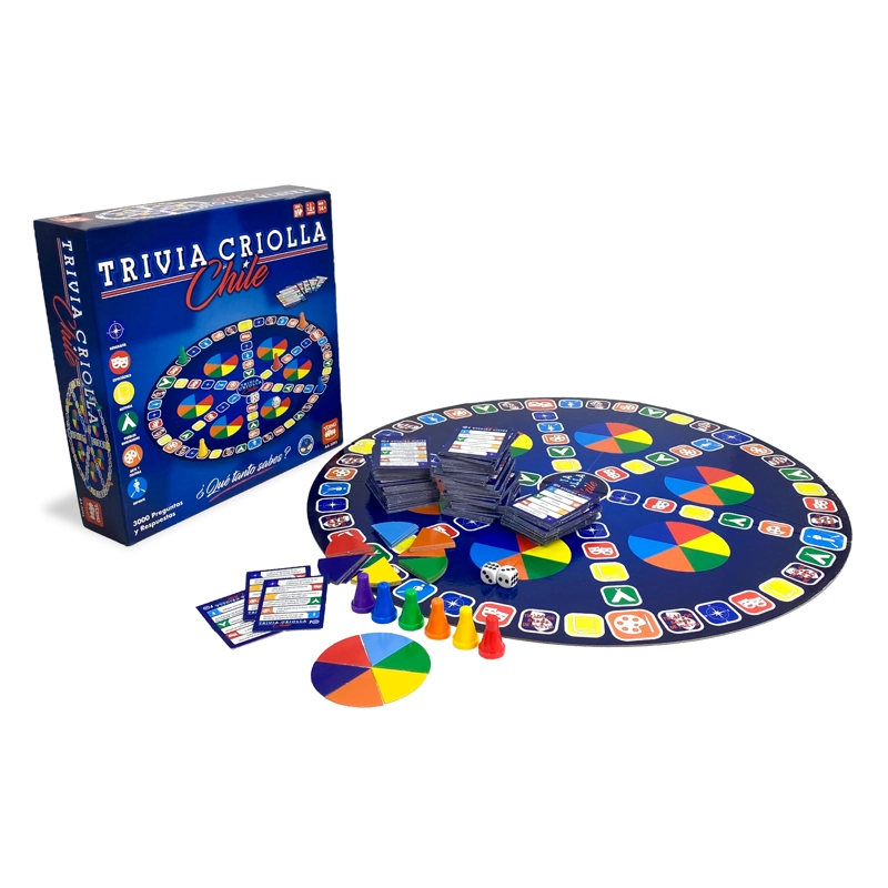 JUEGO DE MESA TRIVIA CRIOLLA DE CHILE - TOYNG - 1