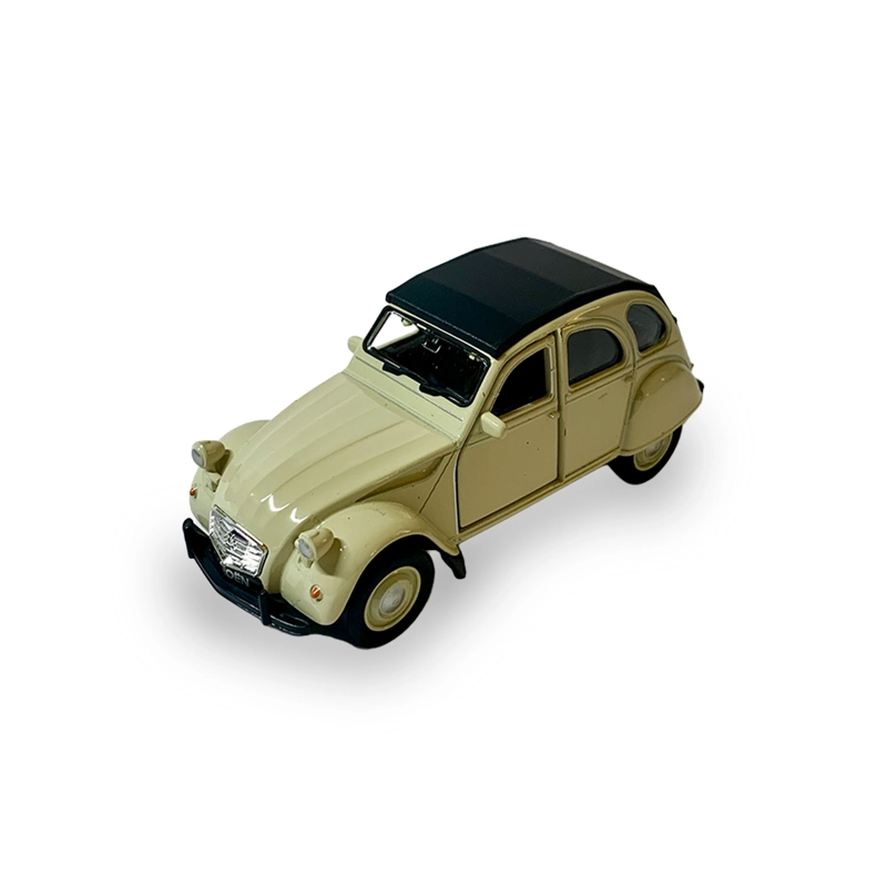 AUTO CITRONETA 2CV SOFT TOP ESCALA 1:34:39 - WELLY - 2