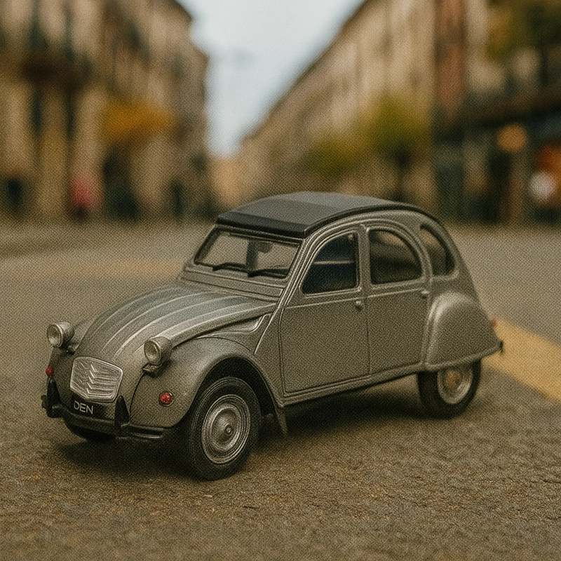 AUTO CITRONETA 2CV SOFT TOP ESCALA 1:34:39 - WELLY - 8