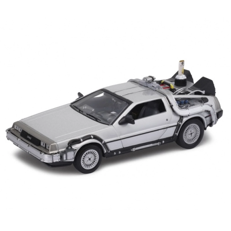 BACK TO THE FUTURE II DELOREAN ESCALA 1:24 - WELLY - 3