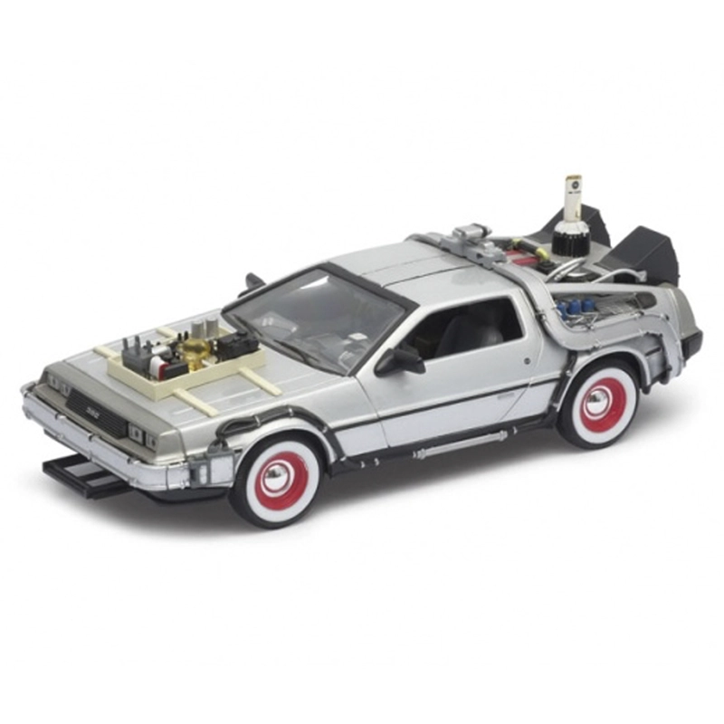 BACK TO THE FUTURE III DELOREAN ESCALA 1:24 - WELLY - 3