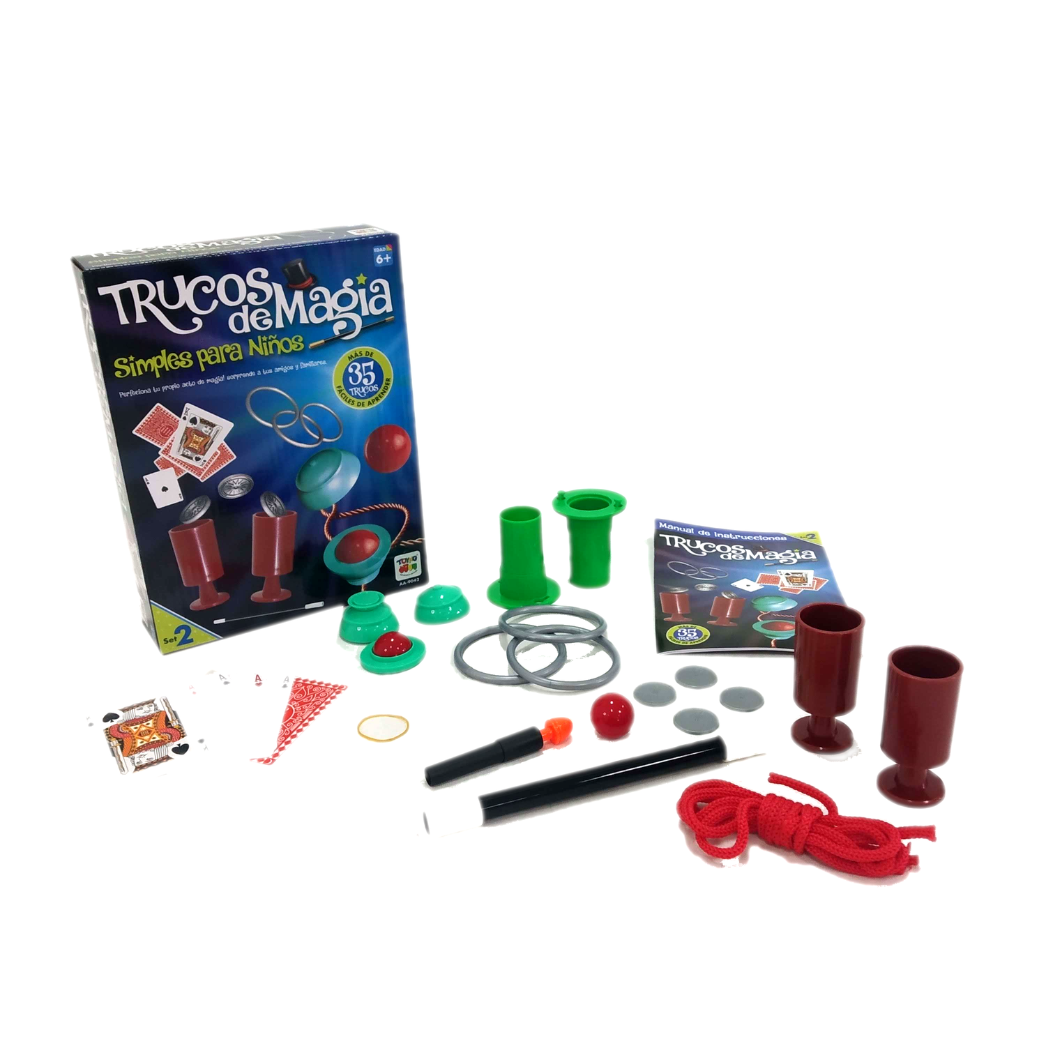 JUEGO DE MAGIA SET DE MAGIA 2 (35 TRUCOS) - TOYNG - 3
