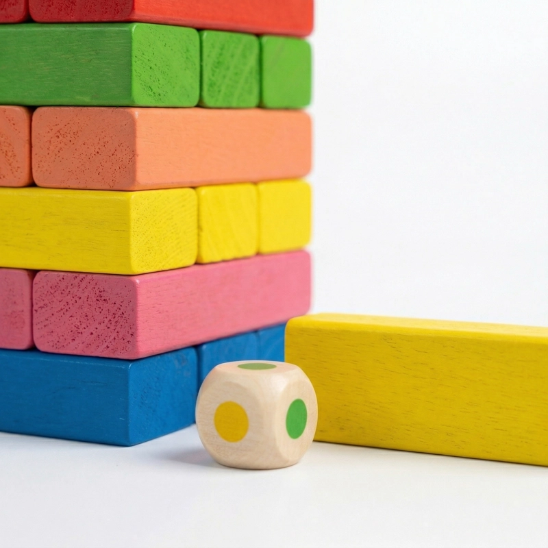 JUEGO DE MESA TORRE 54 PIEZAS COLOR - TOYNG - 3