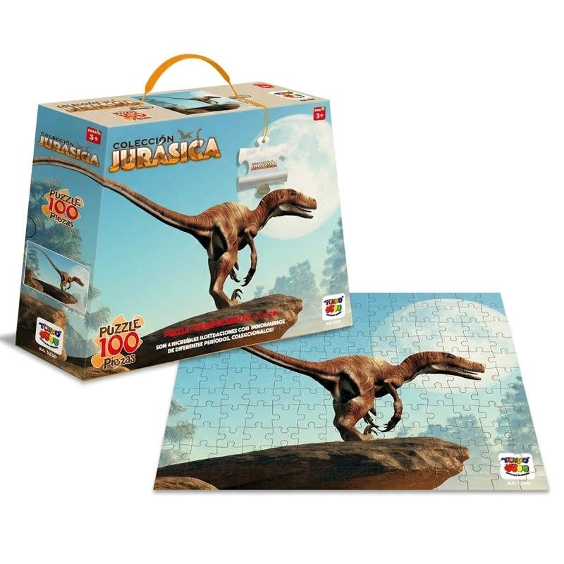 PUZZLE DEINONYCHUS COLECCION JURASICA (100 PIEZAS) - TOYNG - 1