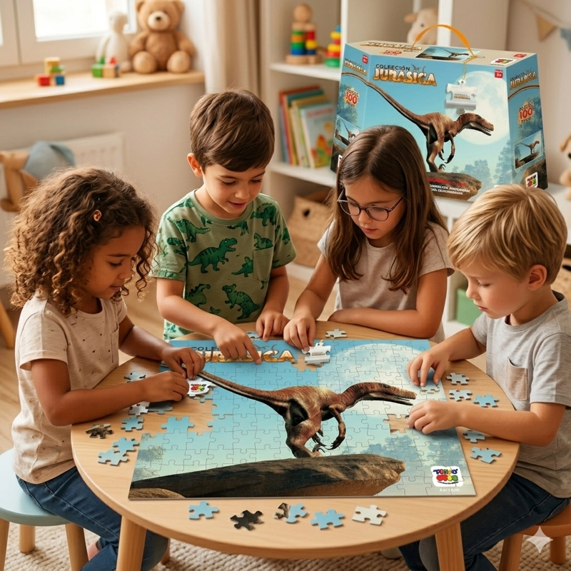 PUZZLE DEINONYCHUS COLECCION JURASICA (100 PIEZAS) - TOYNG - 3