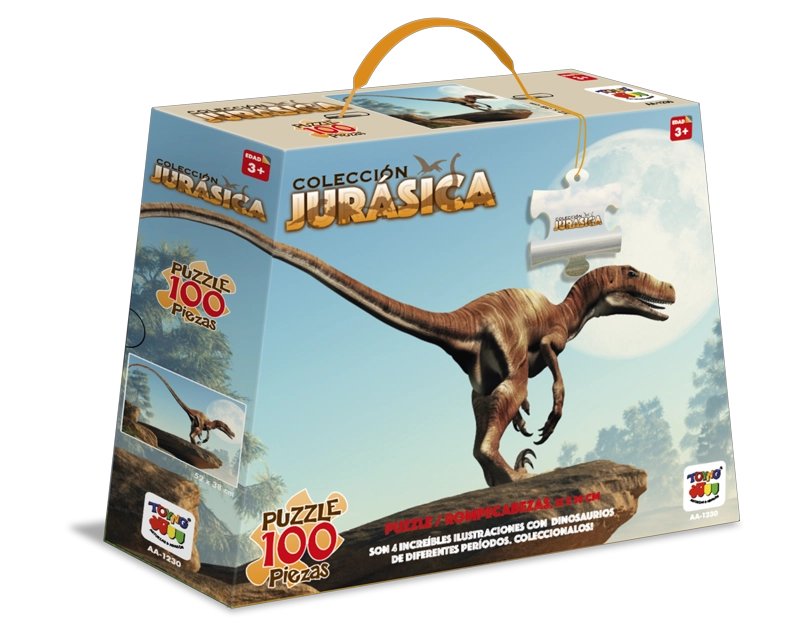 PUZZLE DEINONYCHUS COLECCION JURASICA (100 PIEZAS) - TOYNG - 4