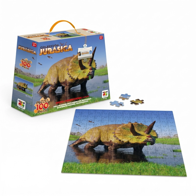 PUZZLE TRICERATOPS COLECCION JURASICA (100 PIEZAS) - TOYNG - 1