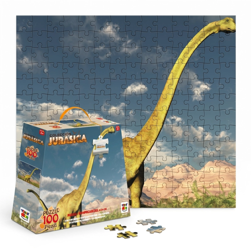 PUZZLE BRACHIOSAURUS COLECCION JURASICA (100 PIEZAS) - TOYNG - 1