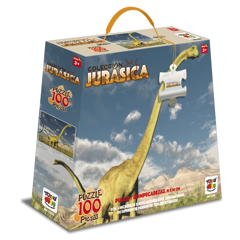PUZZLE BRACHIOSAURUS COLECCION JURASICA (100 PIEZAS) - TOYNG - 3