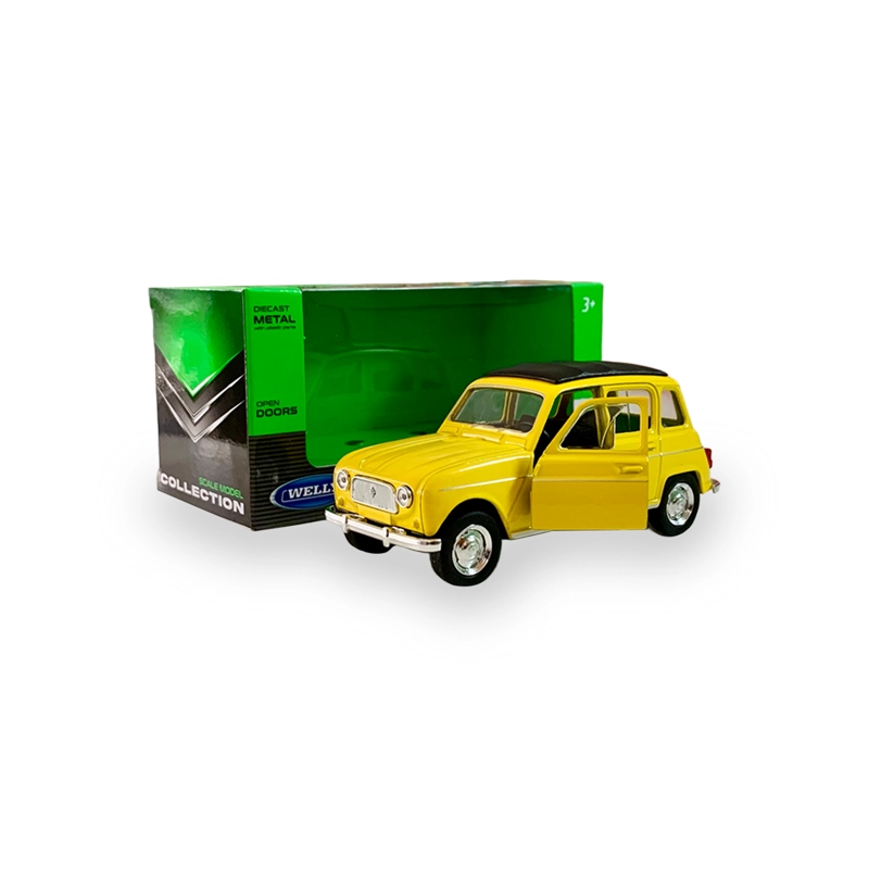 AUTO RENAULT 4 ESCALA 1:34:39 - WELLY - 1