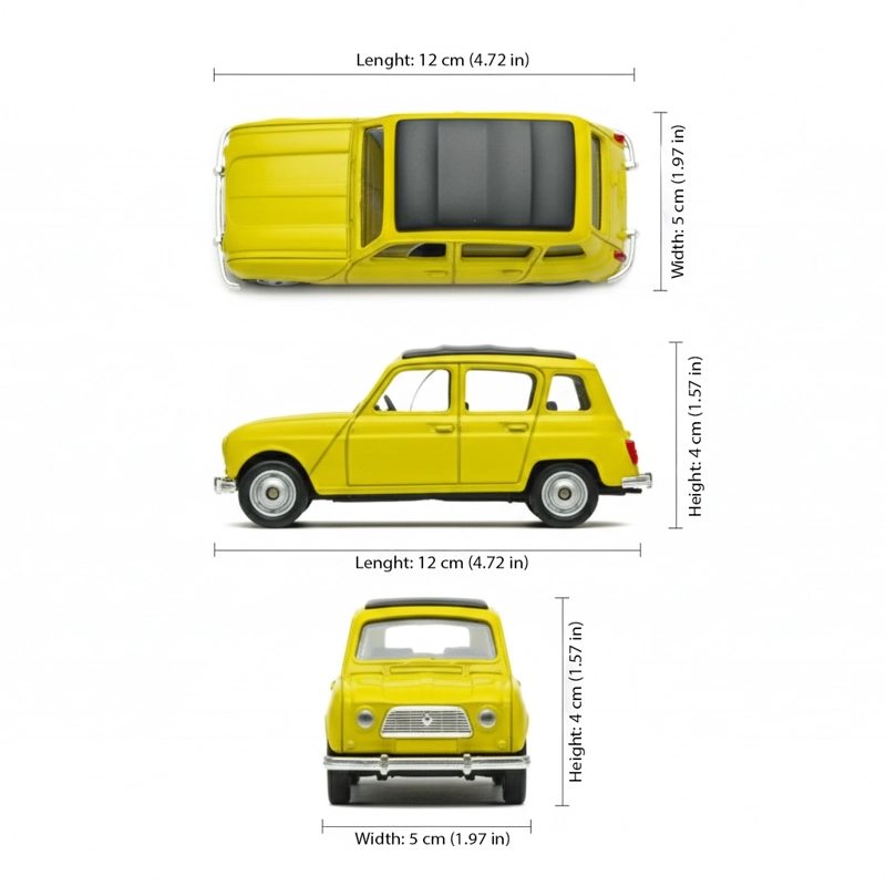 AUTO RENAULT 4 ESCALA 1:34:39 - WELLY - 8