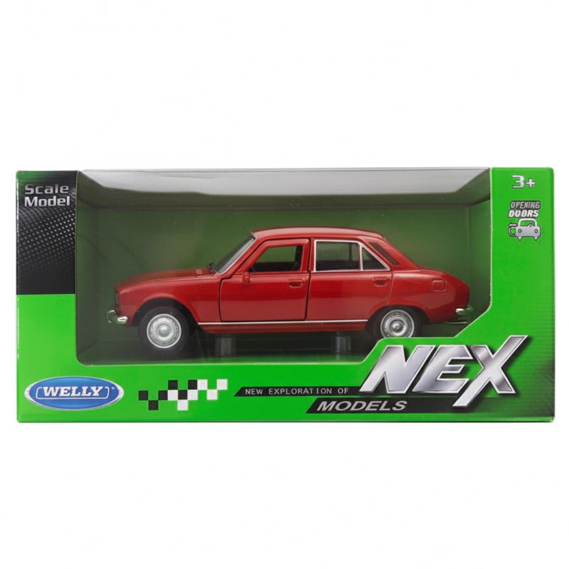 AUTO PEUGEOT 504 1975 ESCALA 1:34:39 - WELLY - 8