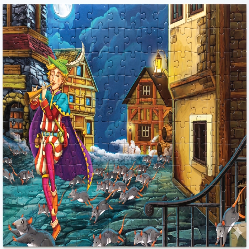 PUZZLE EL FLAUTISTA DE HAMELIN (100 PIEZAS) - TOYNG - 2