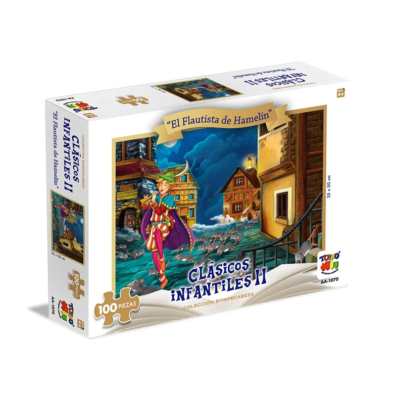 PUZZLE EL FLAUTISTA DE HAMELIN (100 PIEZAS) - TOYNG - 4